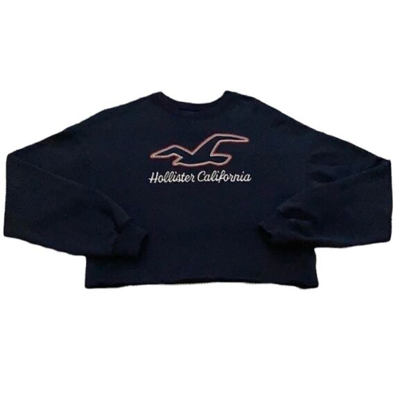 Hollister Navy Sweatshirt - Picture 1 of 5